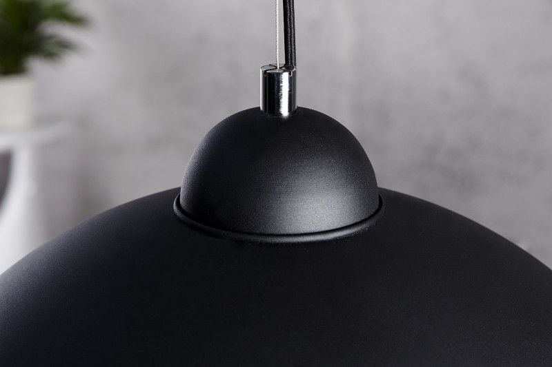 lampe à suspension design industriel STUDIO 55cm lampe à suspension aspect feuille d'or noir - 19697