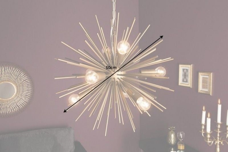 Lampe à suspension élégante SUNLIGHT Lampe à suspension 50cm or mat - 39106