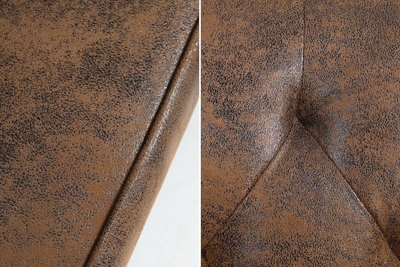 Canapé Chesterfield 3 places MAISON BELLE AFFAIRE 220cm marron antique 3 places avec fonction couchage - 40082