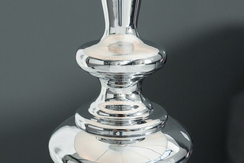 Lampadaire design noble LUCIE 160cm lampadaire blanc argenté de style baroque - 38572