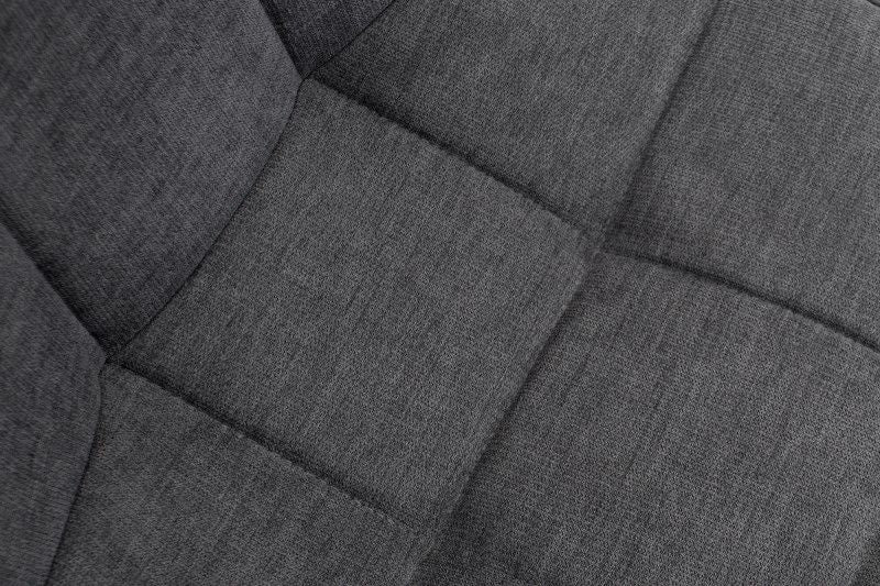 Chaise cantilever design MIAMI structure métal gris foncé noir mat - 38501