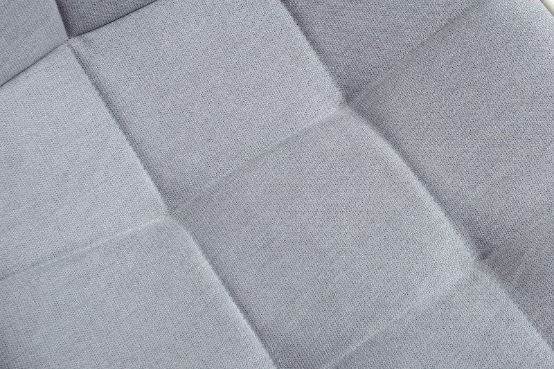Chaise cantilever design MIAMI structure métal gris clair noir mat - 38500