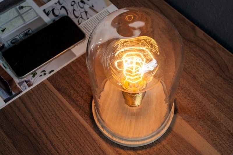 lampe de table industrielle EDISON lampe de table ampoule 22cm - 36873
