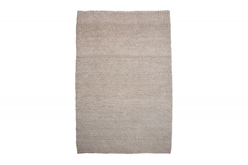Tapis fait main LAINE 240x160cm beige en laine - 38761