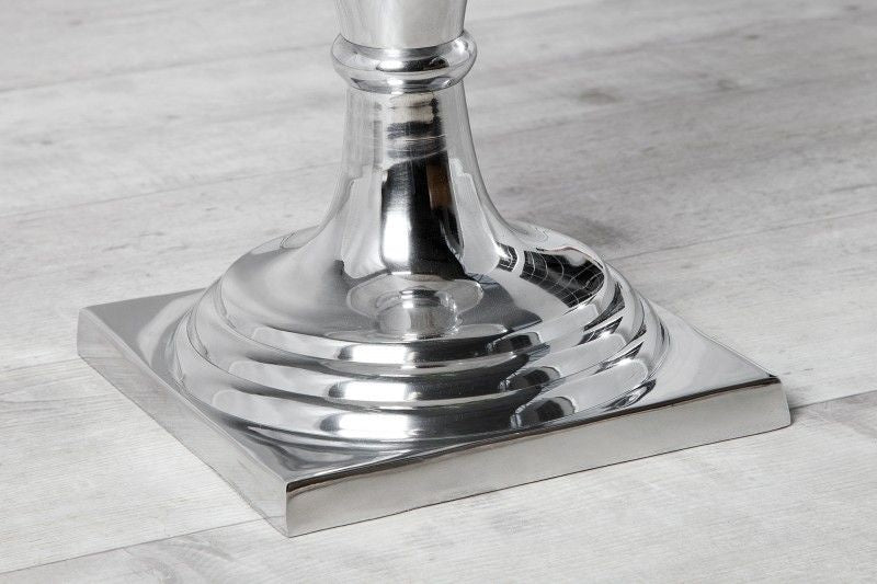 Vase design GOAL 75cm coupelle à plante argent aluminium - 37466