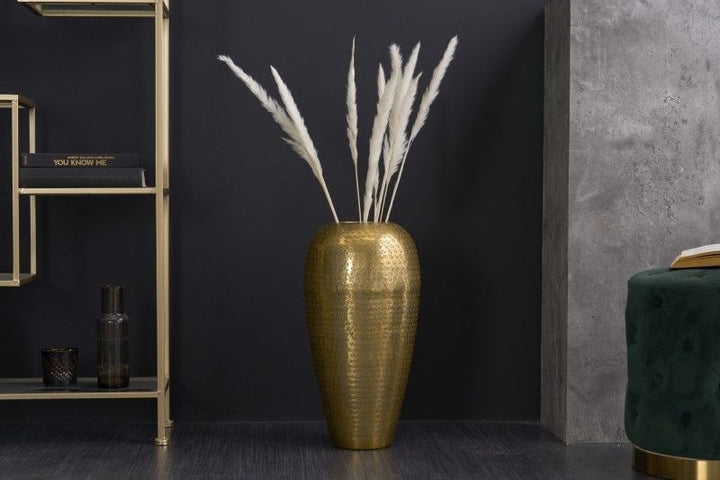 Vase élégant ORIENTAL 50cm doré au design Wild Hammerschlag - 41551