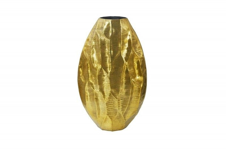 Vase élégant ORGANIC ORIENT 44cm or Hammerschlag Design - 41547