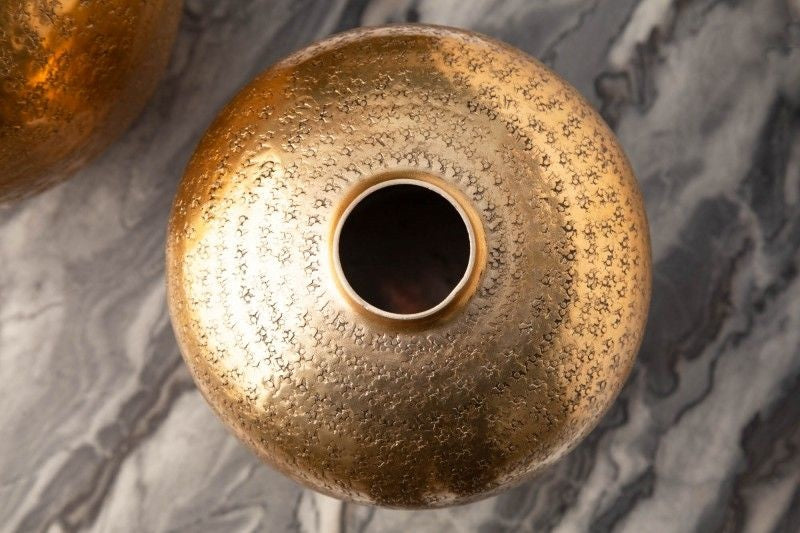 Vases élégants set de 2 ORIENTAL 33cm doré décorés à la main - 40382