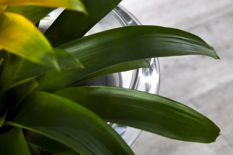 Vase design GOAL 60cm jardinière argent aluminium - 21708