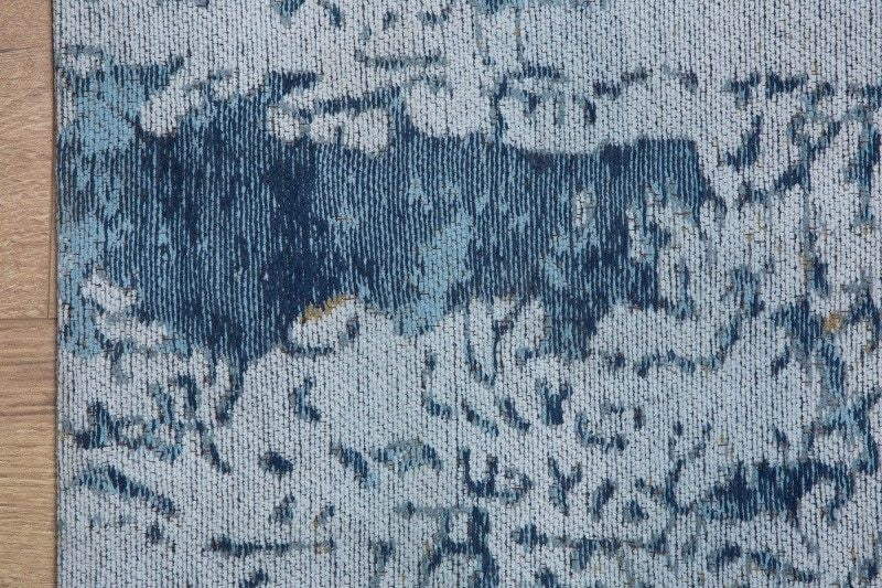 Tapis design ABSTRAIT 240x160cm coton bleu - 38759