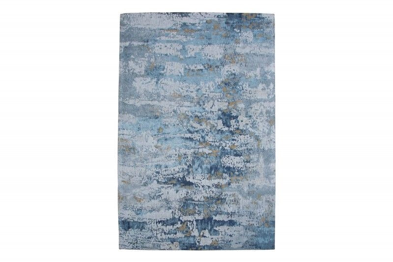 Tapis design ABSTRAIT 240x160cm coton bleu - 38759