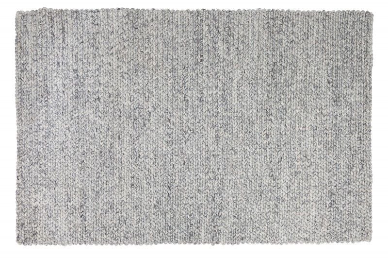 Tapis fait main INFINITY HOME 240x160cm laine grise - 41255