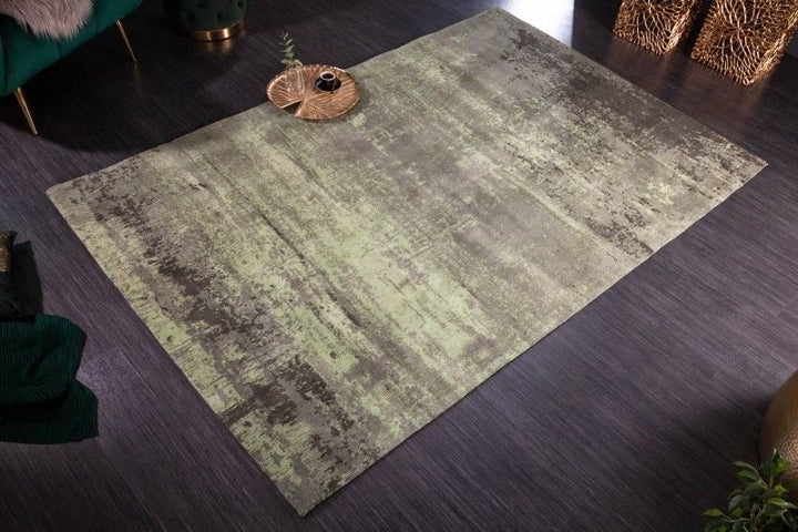 Tapis vintage MODERN ART 240x160cm aspect usé vert délavé - 41258