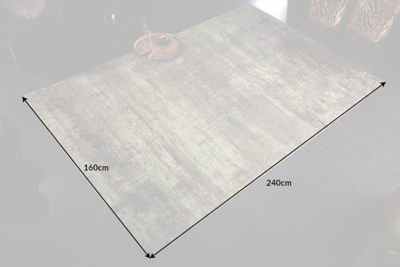 Tapis vintage MODERN ART 240x160cm aspect usé vert délavé - 41258