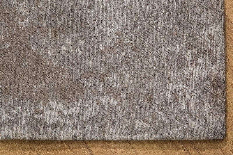 Tapis vintage en coton MODERN ART 240x160cm beige gris lavé aspect usé - 38763