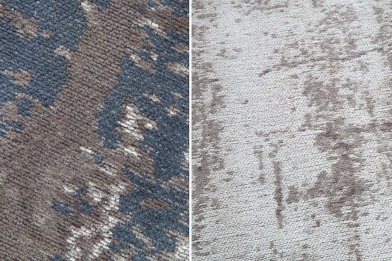 Tapis vintage en coton MODERN ART 240x160cm beige gris aspect usé - 38268