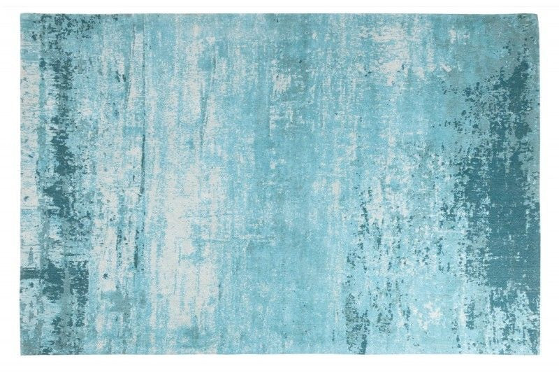 Tapis vintage MODERN ART 240x160cm turquoise beige lavé aspect usé - 41264