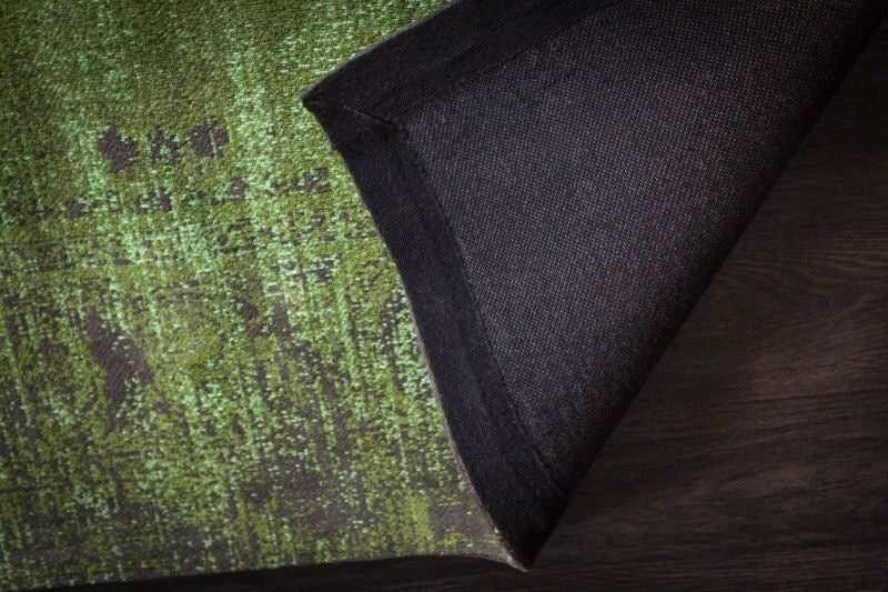 Tapis élégant en coton POP ART 240x160cm motif oriental vert émeraude - 39983