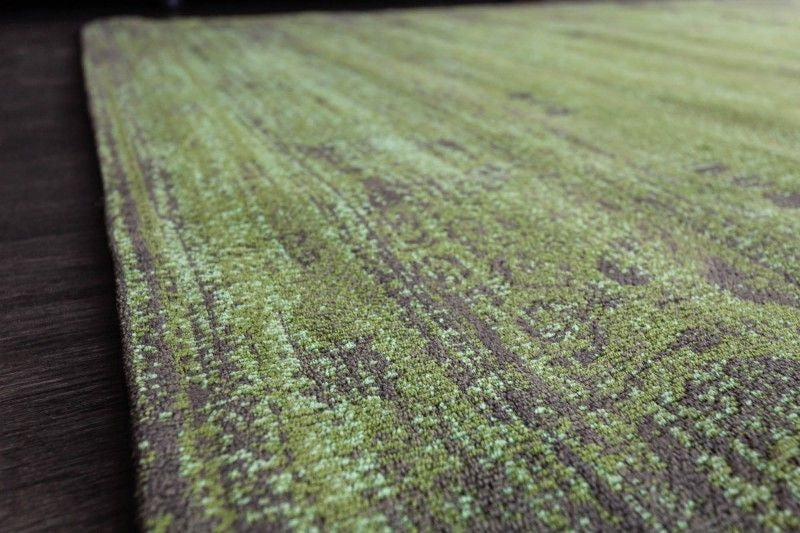 Tapis élégant en coton POP ART 240x160cm motif oriental vert émeraude - 39983