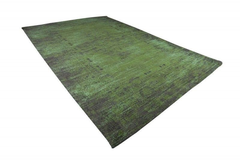 Tapis élégant en coton POP ART 240x160cm motif oriental vert émeraude - 39983