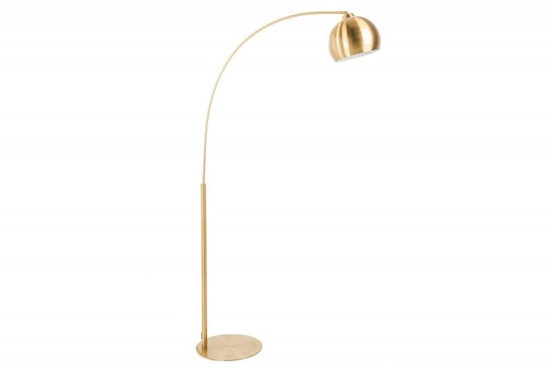 Lampe arc élégante LOUNGE DEAL Lampadaire doré 205cm - 40771