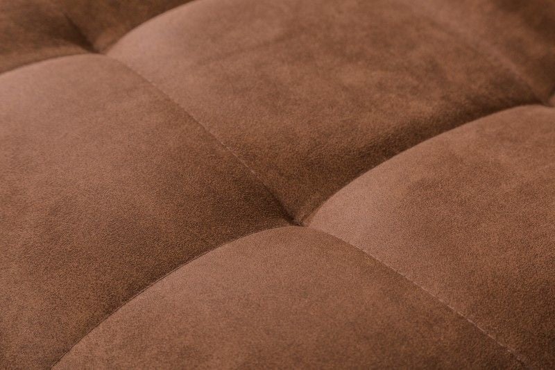 Chaise cantilever design MIAMI structure métal marron clair noir mat - 39855