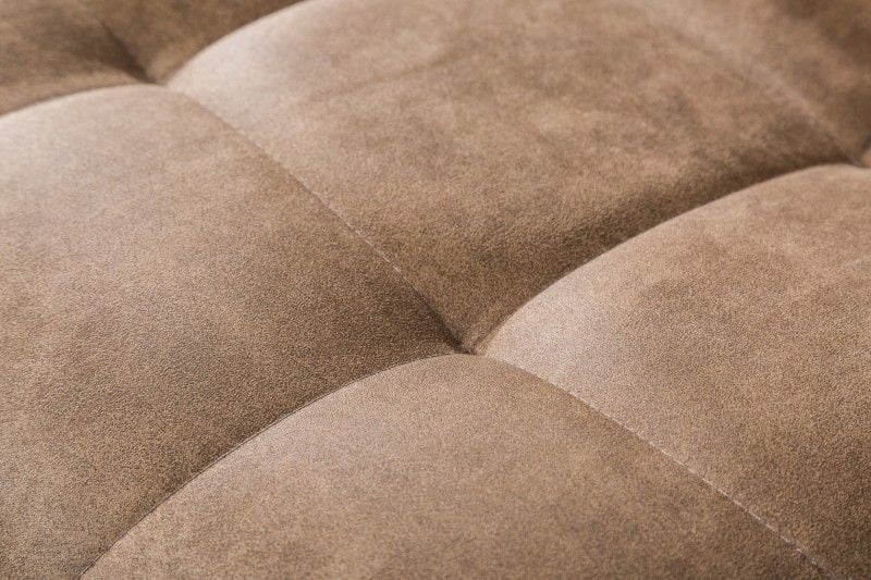 Chaise cantilever design MIAMI structure métal marron taupe noir mat - 39856