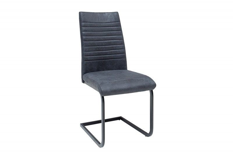 chaise cantilever industrielle APARTMENT gris antique avec structure en métal - 39378