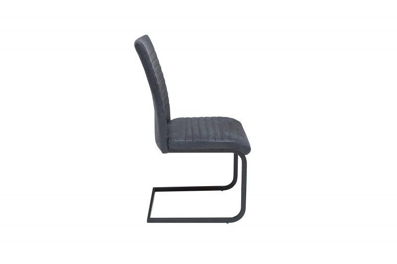 chaise cantilever industrielle APARTMENT gris antique avec structure en métal - 39378